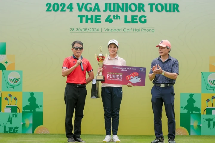 Nguyễn Viết Gia Hân vô địch Chặng 4 VGA Junior Tour 2024
