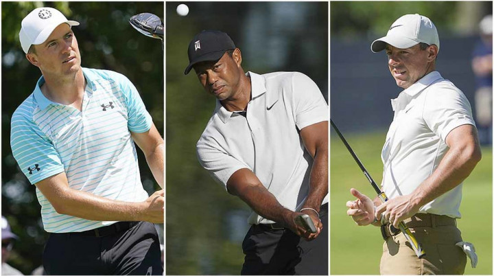 PGA Championship 2022: Tiger Woods, Rory McIlroy và Jordan Spieth lần đầu chung nhóm trên Tour