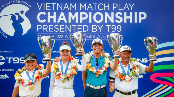 Lê Khánh Hưng vô địch Giải Golf Đối kháng Quốc gia 2022 Tranh Cup T99