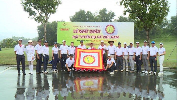 CLB golf họ Hà Việt Nam lần đầu tiên tham gia giải Vô địch các CLB Dòng họ - Jymec Cup 2022