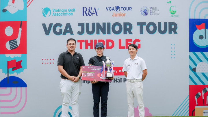 Lê Chúc An vô địch chặng 3 VGA Junior Tour 2024