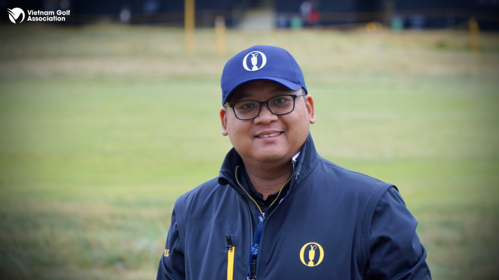 Tổng thư ký Hiệp hội golf Việt Nam làm trọng tài ở The Open 2023