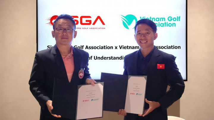 Hiệp hội Golf Việt Nam ký kết hợp tác với Hiệp hội Golf Singapore