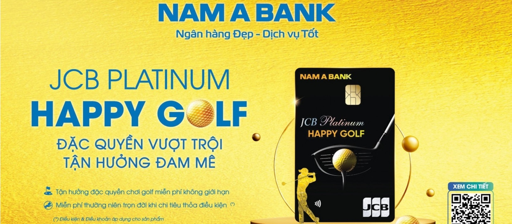 JCB Platinum Happy Golf mang đến nhiều tiện ích đẳng cấp dành cho cộng đồng golfer Việt