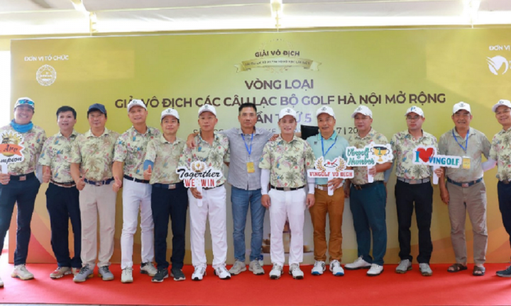 CLB VinGolf lần thứ 5 liên tiếp dự giải Vô địch các CLB Golf Hà Nội