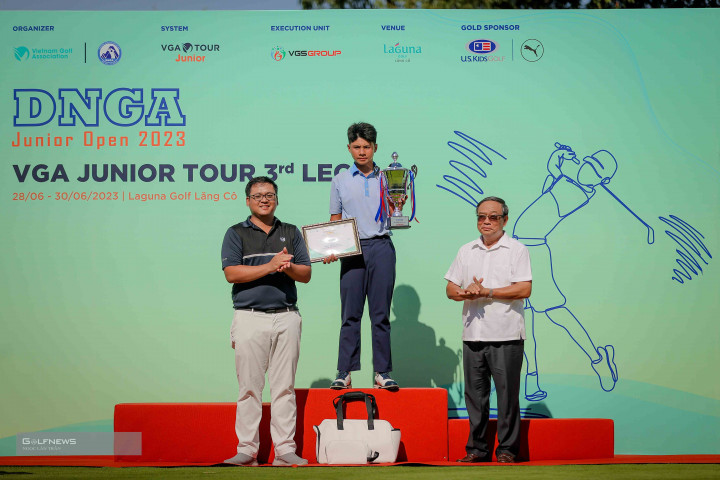 Nguyễn Tuấn Anh vô địch VGA Junior Tour 3rd LEG - DNGA Junior Open 2023