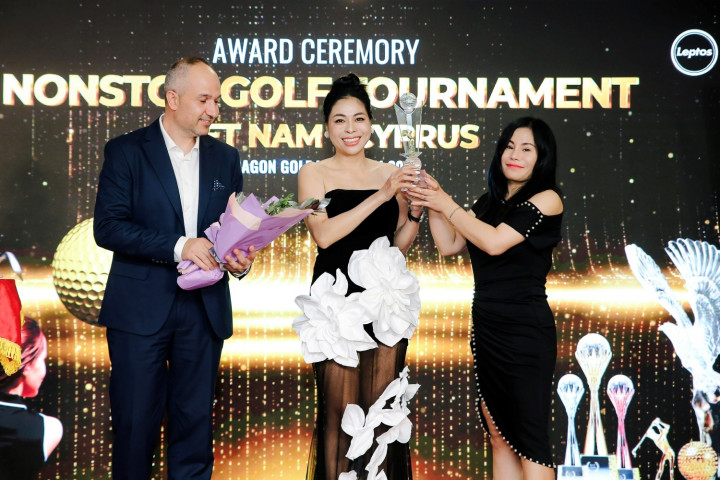 Golfer Vũ Lan Anh vô địch giải Nonstop Golf Tournament Viet Nam - Cyprus 2023