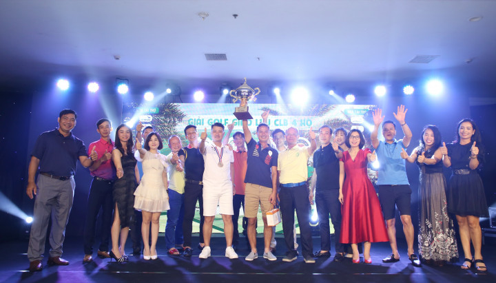CLB họ Trần vô địch giải golf giao lưu CLB 4 Dòng họ