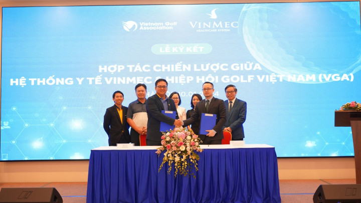 Hiệp hội Golf Việt Nam hợp tác chiến lược với Bệnh viện Đa khoa Quốc tế Vinmec