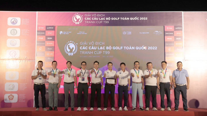 Giành giải 3 tại giải Vô địch các Câu lạc bộ golf Toàn quốc, hội golf Quảng Nam khép lại 1 năm thành công
