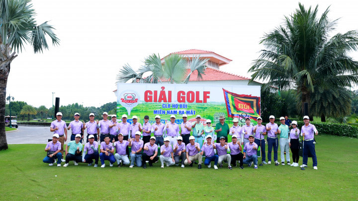 Golfer Bùi Quốc Giang vô địch Giải golf Ra mắt CLB golf Họ Bùi Miền Nam
