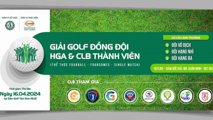 Giải Golf Đồng đội HGA & CLB thành viên: Khởi động sân chơi đồng đội định kỳ 3 tháng 1 lần