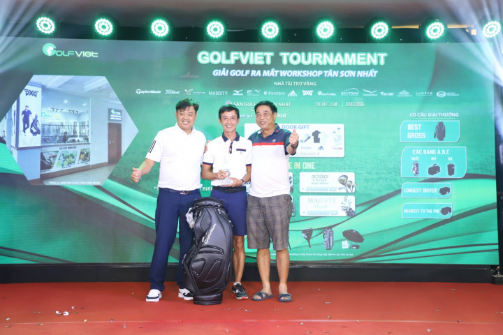 Golfer Mãn Tấn Tình vô địch giải golf ra mắt Workshop GolfViet Tân Sơn Nhất