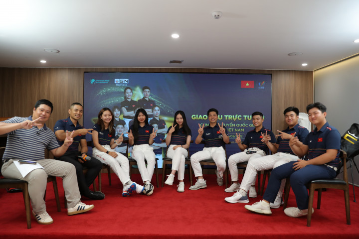 Đội tuyển Golf Việt Nam chia sẻ những kỷ niệm đáng nhớ tại SEA Games 31