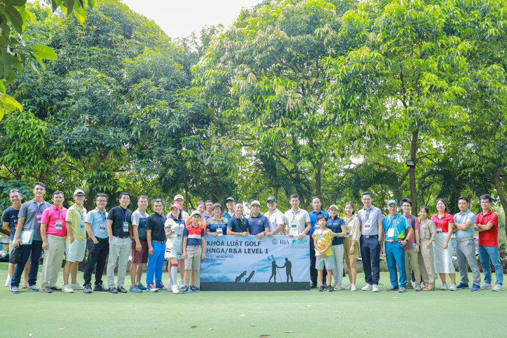 Hội golf Thành phố Hà Nội tổ chức đào tạo luật golf R&A Level 1