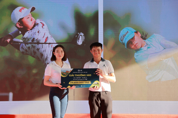 VJO 2022 - T99 Cup: VGS Travel trao giải HIO trị giá 175.600.000 VNĐ cho golfer Ngô Vĩnh Tường