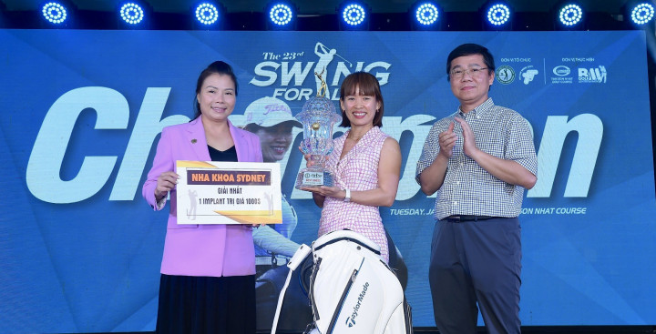 Gôn thủ Mai Thị Thuý Vi vô địch giải Swing For Life Lần thứ 23