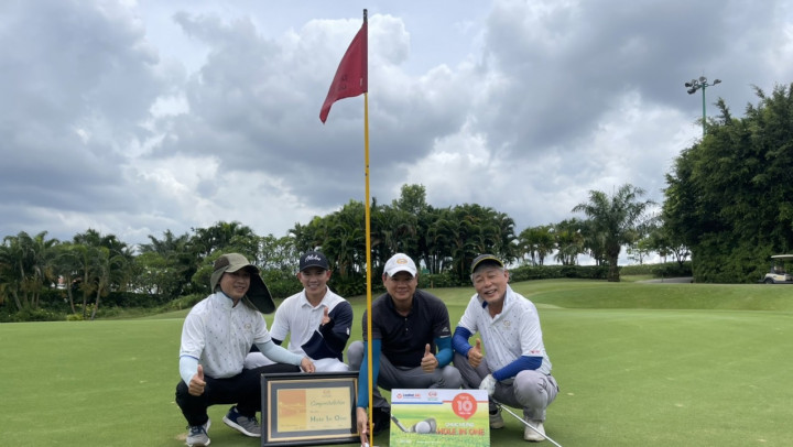 Golfer Đoàn Văn Thanh ghi HIO đầu tiên sau hơn 10 năm chơi golf