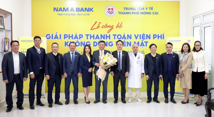 Nam A Bank triển khai thanh toán viện phí không tiền mặt tại Quảng Ninh - Một chạm thanh toán ngay viện phí