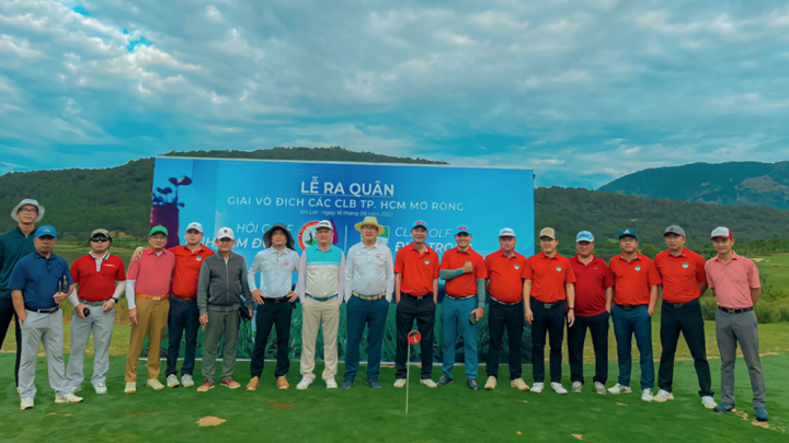 CLB Golf Đức Trọng thi đấu giao lưu với hội golf tỉnh Lâm Đồng trước thềm giải Vô địch các CLB TP. HCM Mở rộng