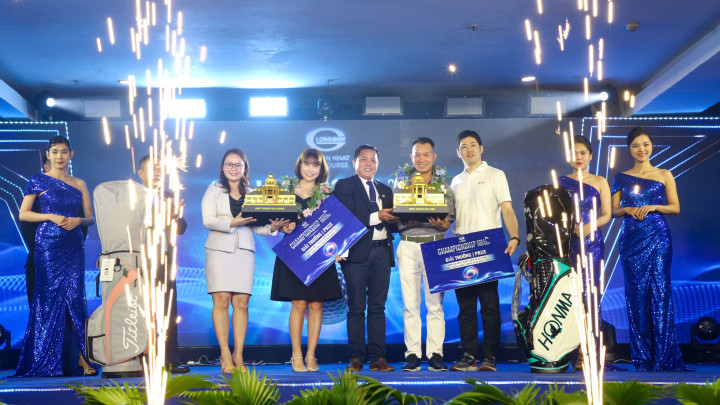 Lê Thành Hiên và Đoàn Thị Xuân Phương vô địch Tan Son Nhat Golf Course Championship 2024 - Ảnh 1.